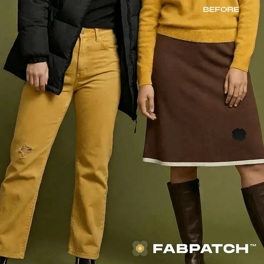 Stretch Patches - Black FabPatch Aus