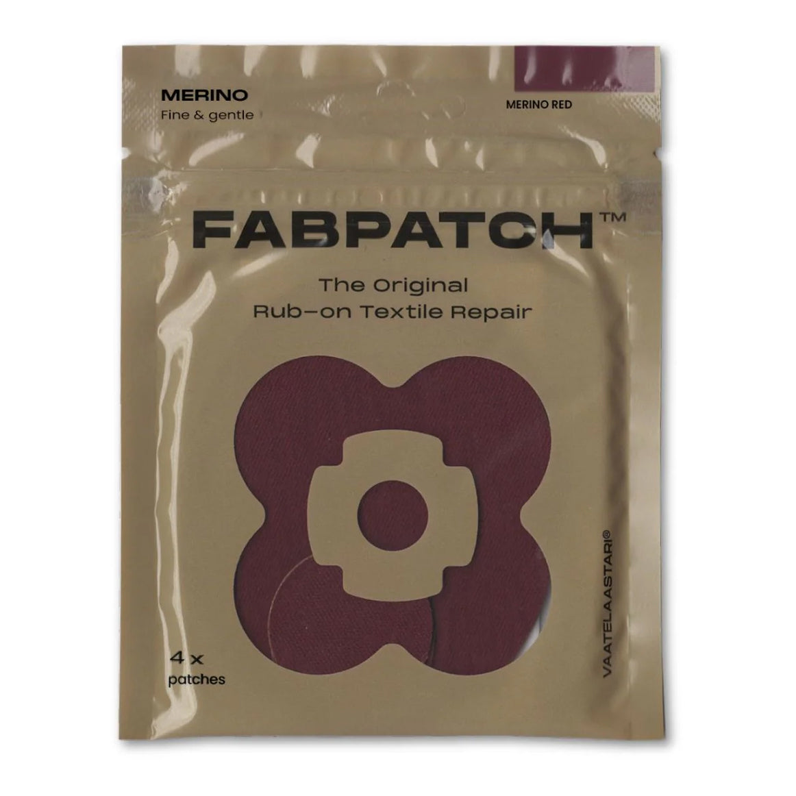 Merino Patches - Red