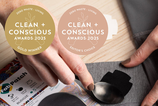 FabPatch Wins GOLD + EDITOR’S CHOICE in Clean + Conscious Awards 2025