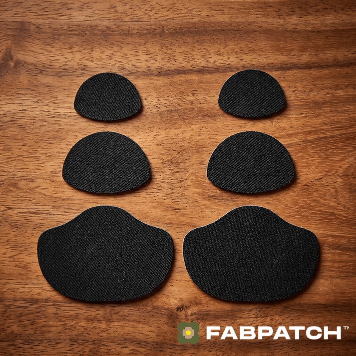 Shoe Repair Patches - Black
