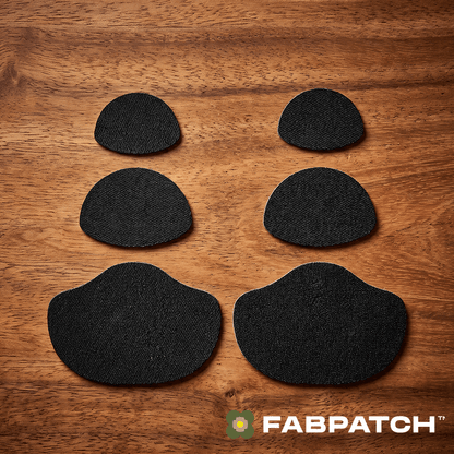 Shoe Repair Patches - Black
