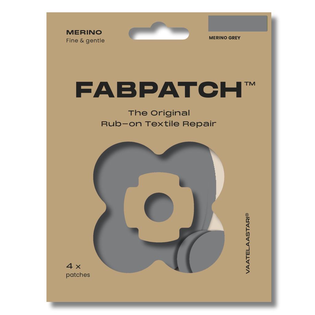 Merino Patches - Grey