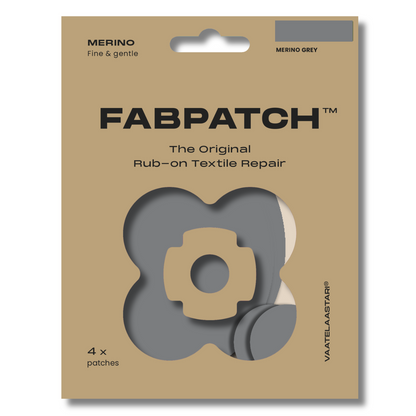 Merino Patches - Grey