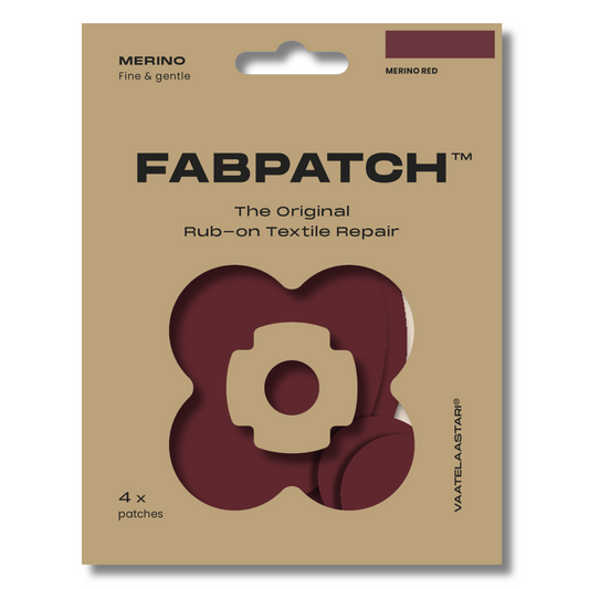 Merino Patches - Red