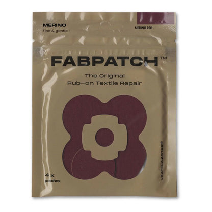 Merino Patches - Red