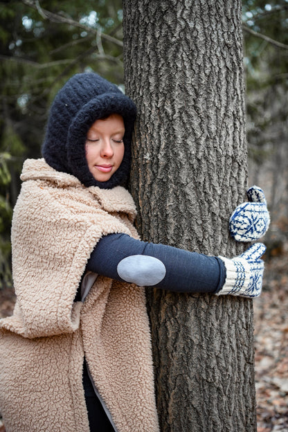 Merino Patches - Grey