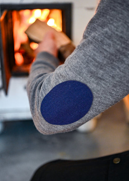 Merino Patches - Navy