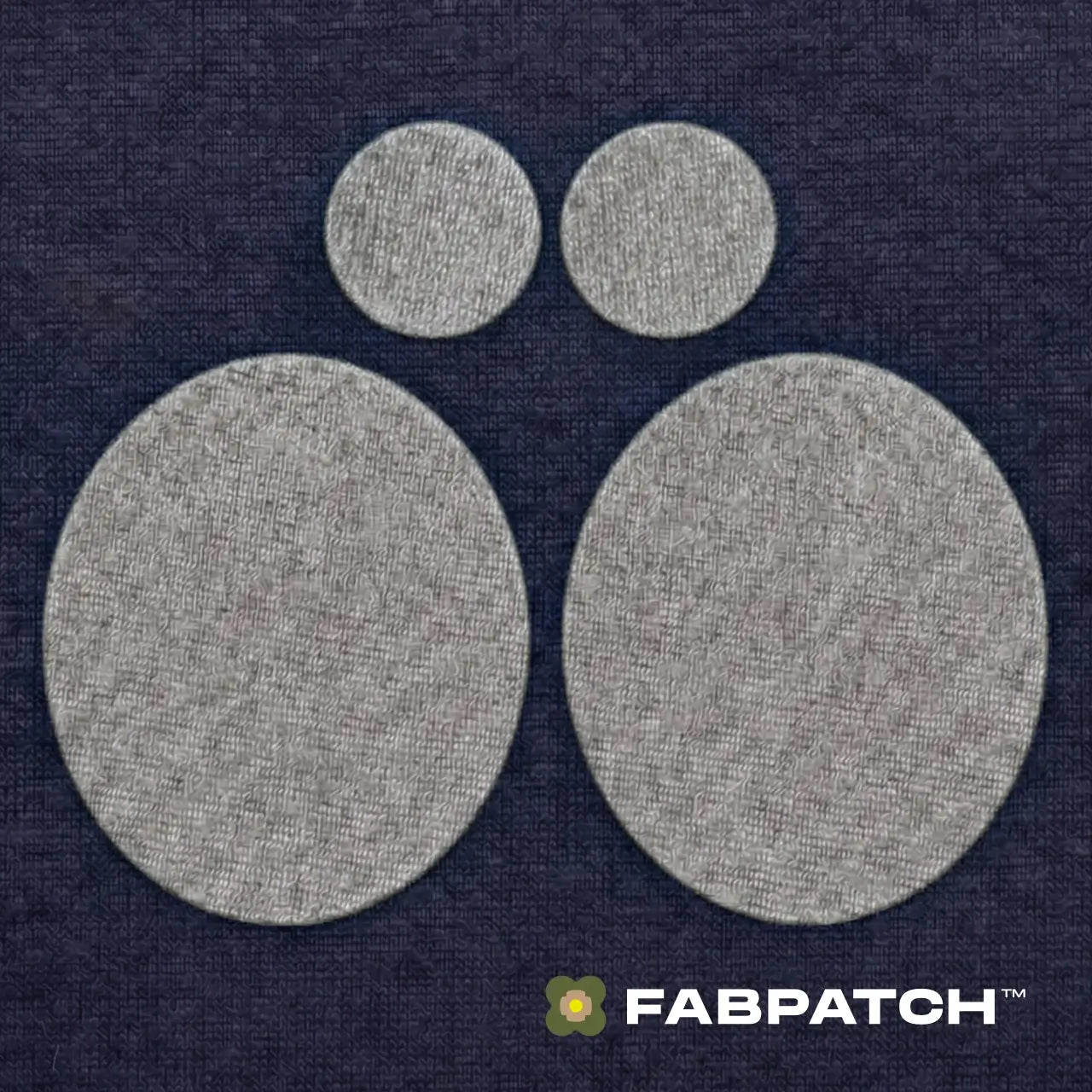 Merino Patches - Grey