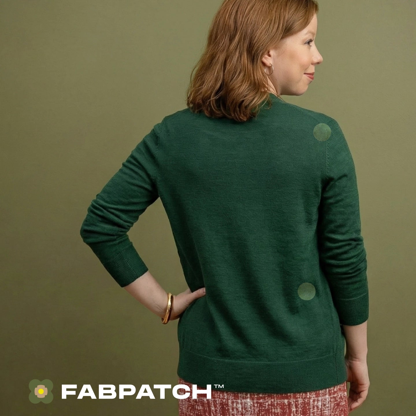 Merino Patches - Green