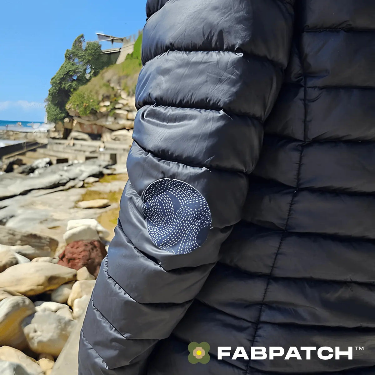 Puffer Patch Stitch Clothing Repair Patches – FabPatch