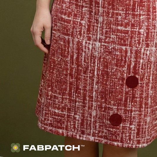 Merino Patches - Red