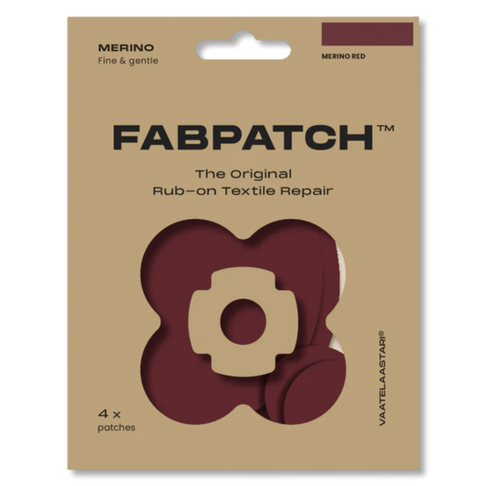 Merino Patches - Red